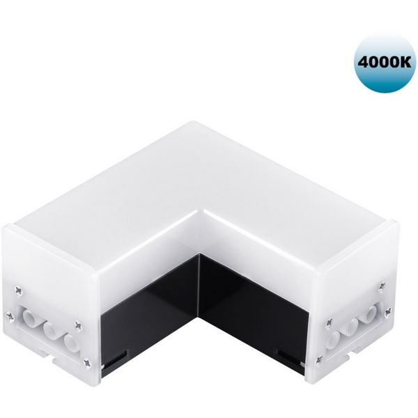 Светильник-соединитель L"- образный с одним сетевым входом Novotech Bits 359117-34139 IP20 LED 8W 4000K 100-265V 720Лм черный"