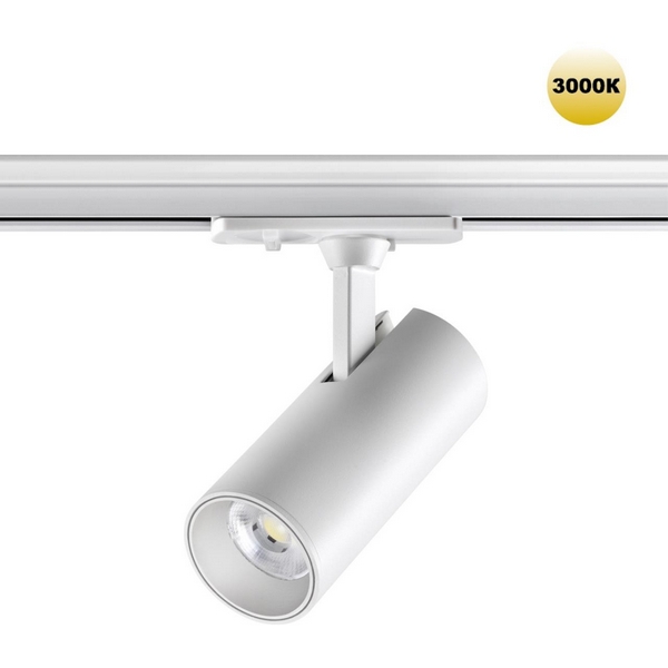 Светильник трековый однофазный трехжильный Novotech Selene 359151-46124 PORT белый IP20 LED 15W 220V 3000К 1440Лм