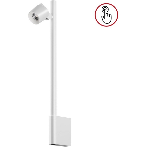 Светильник настенный диммируемый (выключатель) Novotech Fermo 359312-95134 OVER белый LED 7W+7W 4000K 220V