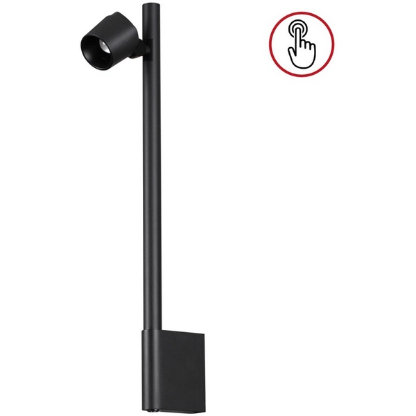 Светильник настенный диммируемый (выключатель) Novotech Fermo 359313 OVER черный IP20 LED 7W+7W 4000K 220V