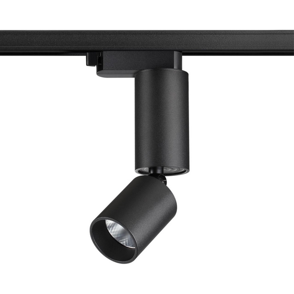 Светильник трековый однофазный трехжильный Novotech Tubo 359319-46124 черный LED 5W 220V 3000K 600Лм
