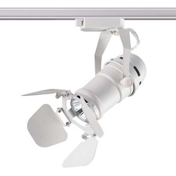 Светильник трековый однофазный трехжильный IP20 50W 220V NT19 белый Novotech Ufo 370409-46124