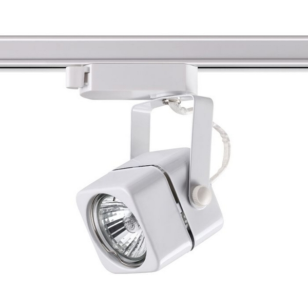 Светильник трековый однофазный трехжильный IP20 50W 220V NT19 белый Novotech Pipe 370430-48986