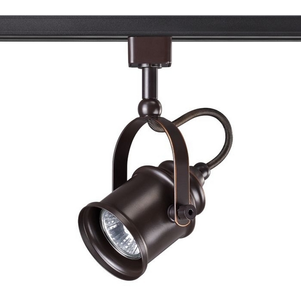 Светильник трековый однофазный трехжильный IP20 50W 230V NT19 коричневый Novotech Veterum 370545-48986