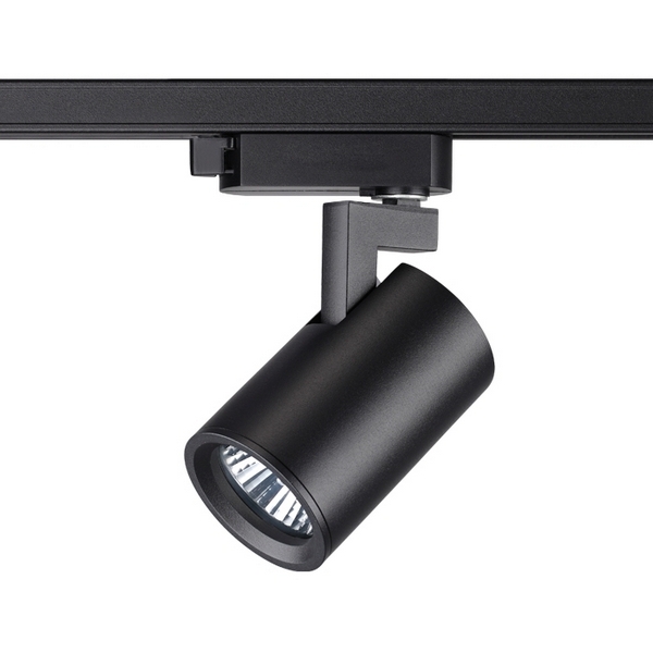Светильник трековый однофазный трехжильный IP20 50W 220V NT19 черный Novotech Gusto 370647-48986