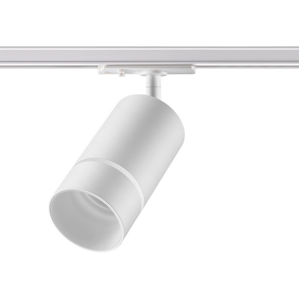 Светильник трековый однофазный трехжильный 220V IP20 9W 235V NT21 086 белый Novotech Elina 370778-62519