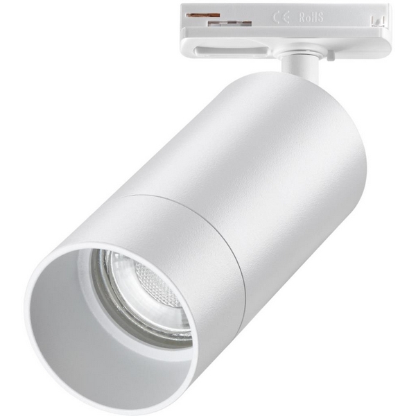 Светильник трековый однофазный двухжильный IP20 9W 220V NT22 068 белый Novotech Slim 370860-45894