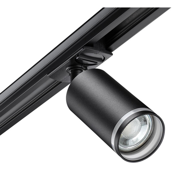 Светильник трековый однофазный двухжильный IP20 9W 220V NT22 068 черный Novotech Ular 370877-30261