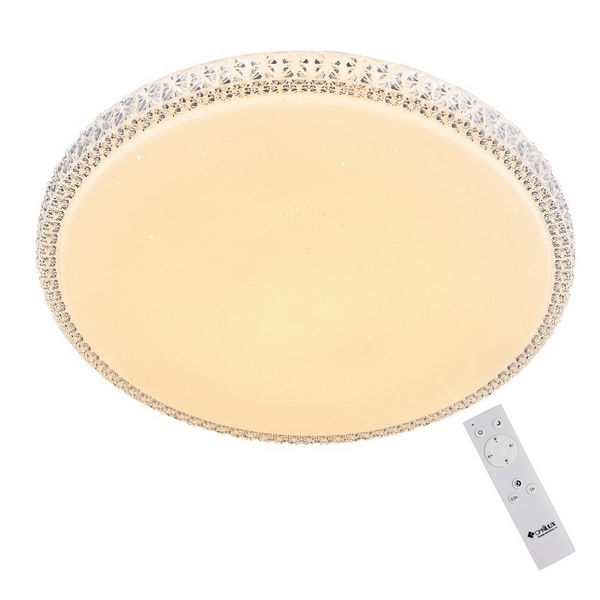 Светодиодный потолочный светильник с пультом Omnilux Biancareddu OML-47707-30-55381