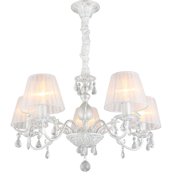 Подвесная люстра хрустальная Omnilux Bantine OML-53213-05 с подвесками