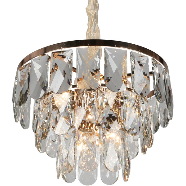 Подвесная люстра хрустальная Omnilux 729 OML-72913-09-30860