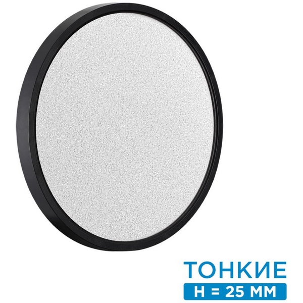 Настенно-потолочный Sonex Omega Black 7662/24L-39808 MITRA пластик/белый/черный LED 24Вт 3000/4000K D300 IP20