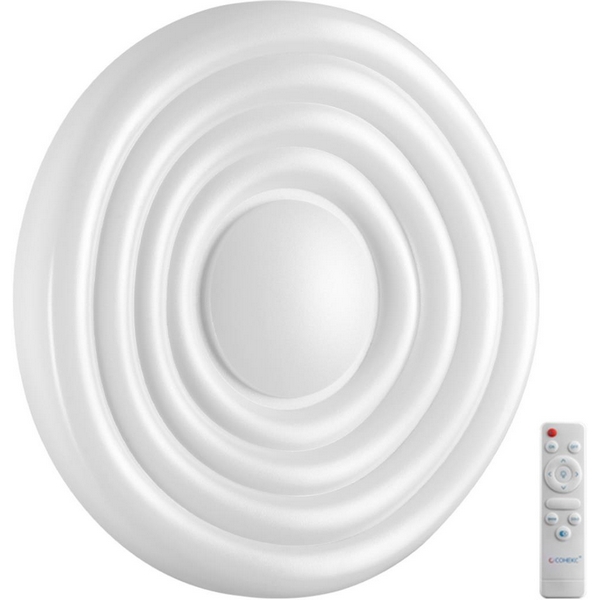 Настенно-потолочный Sonex Fass 7679/DL-39808 PALE пластик/белый LED 48Вт 3000-6000К D380 IP43 пульт ДУ