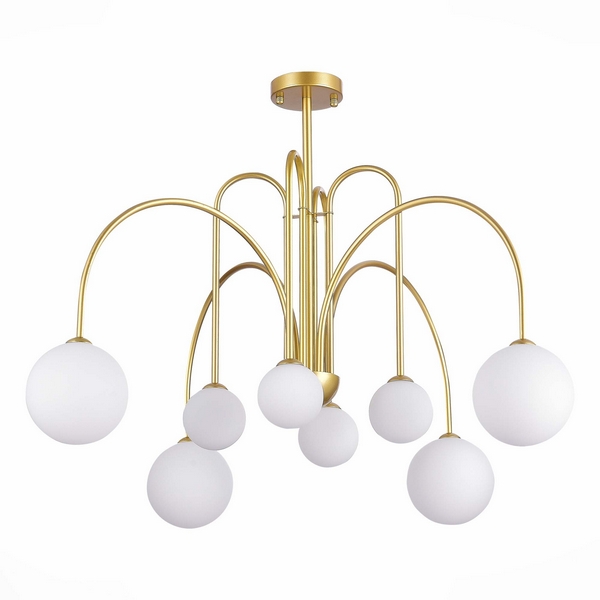 Потолочная люстра светодиодная ST Luce Jineto SL1204.202.08-26637 в форме шара