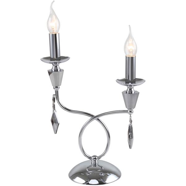 Настольная хрустальная лампа Stilfort Grace 1053/09/02T-26987 кольцо с подвесками