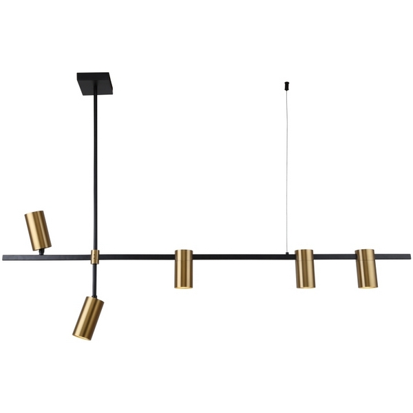 Люстра потолочная на штанге асимметричная Stilfort Ausver 2162/05/05P-68186