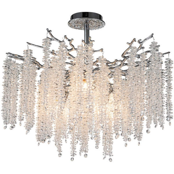 Потолочная люстра хрустальная на штанге Stilfort Eiva 2167/09/08C-93824