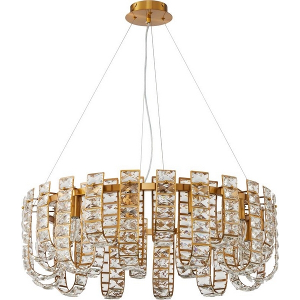Подвесная люстра хрустальная Stilfort Umiko 2172/05/12P-20804 с подвесками