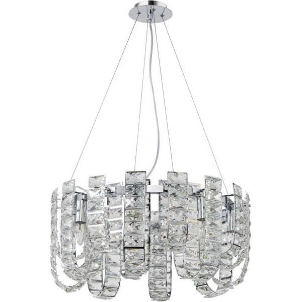 Подвесная люстра хрустальная Stilfort Umiko 2172/09/08P-20804 с подвесками