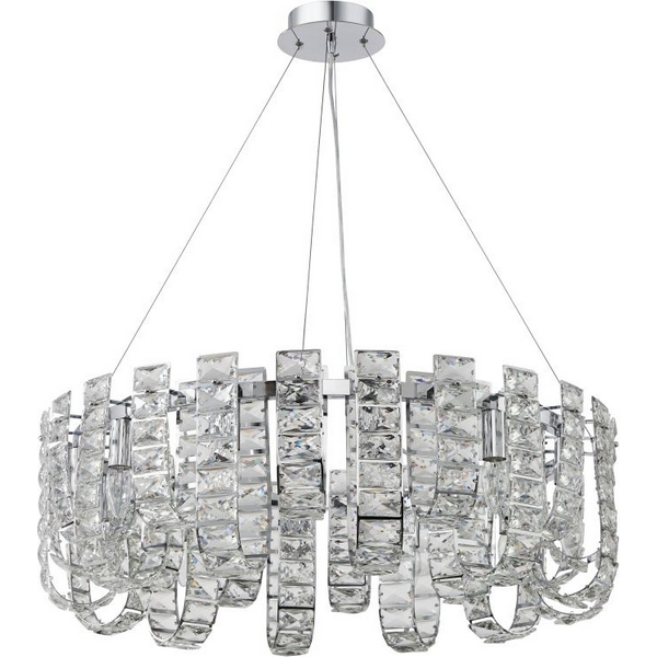 Подвесная люстра хрустальная Stilfort Umiko 2172/09/12P-20804 с подвесками