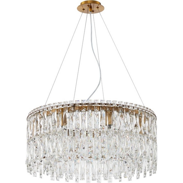 Подвесная люстра хрустальная Stilfort Santorini 2173/05/08P-20804 с подвесками