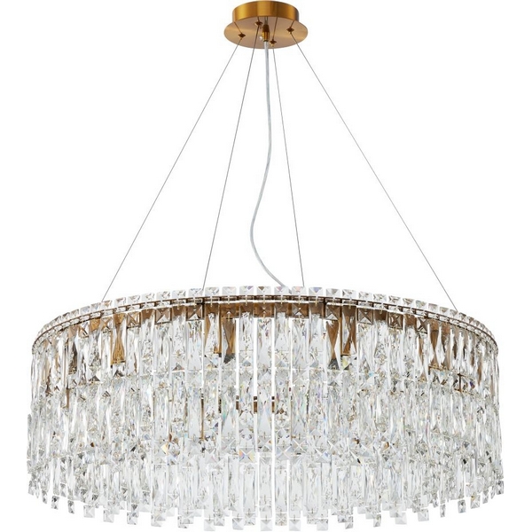 Подвесная люстра хрустальная Stilfort Santorini 2173/05/12P-20804 с подвесками