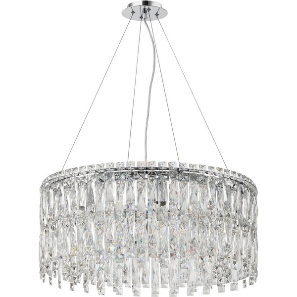 Подвесная люстра хрустальная Stilfort Santorini 2173/09/08P-20804 с подвесками