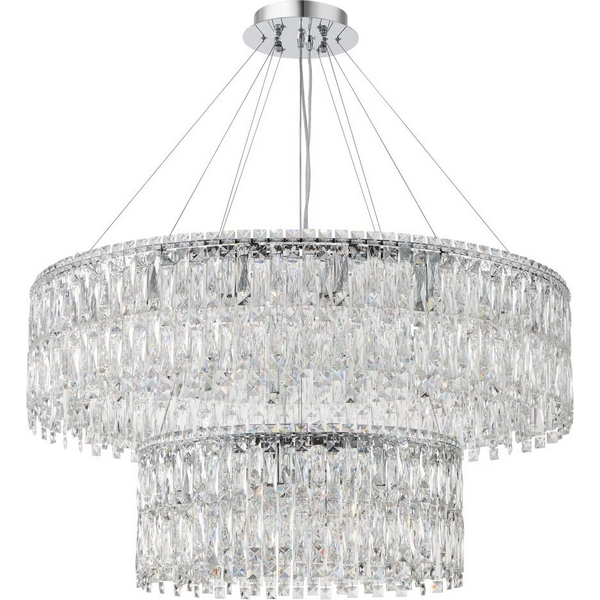 Подвесная люстра хрустальная Stilfort Santorini 2173/09/26P-20804 с подвесками