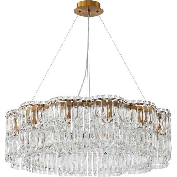 Подвесная люстра хрустальная Stilfort Admire 2174/05/12P-90764 с подвесками