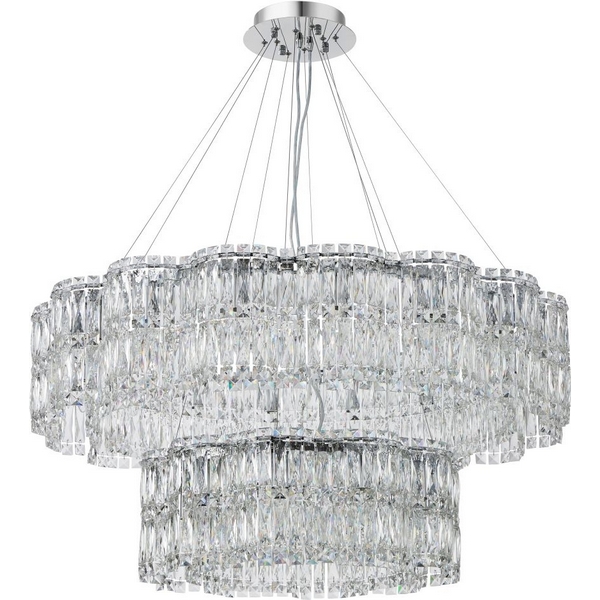 Подвесная люстра хрустальная Stilfort Admire 2174/09/26P-54043 с подвесками