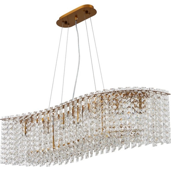 Подвесная люстра хрустальная Stilfort Delone 2179/05/07PL-68186 с подвесками