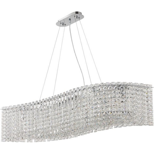 Подвесная люстра хрустальная Stilfort Delone 2179/09/10PL-49611 с подвесками