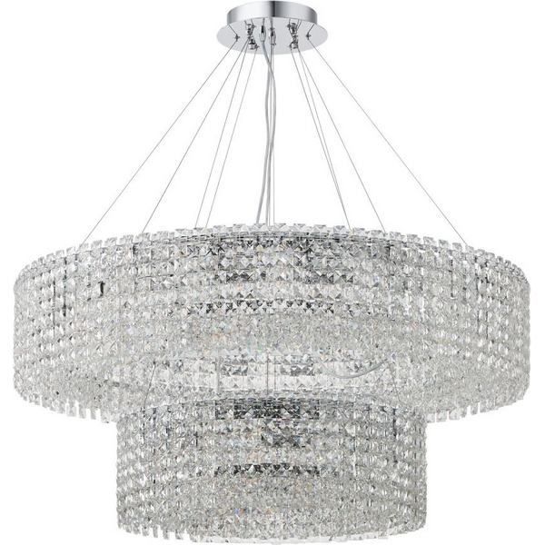 Подвесная люстра хрустальная Stilfort Delone 2179/09/26P-49611 с подвесками