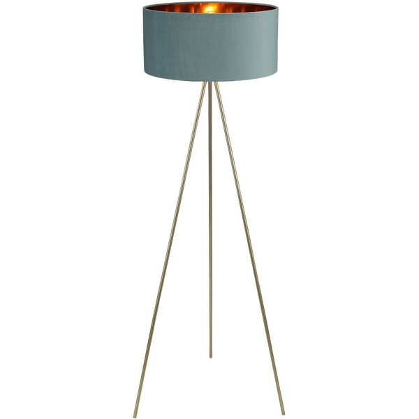 Торшер на треноге ST Luce Fuego SL6242.705.01-84276 Золотистый/Зеленый E27 1*40W