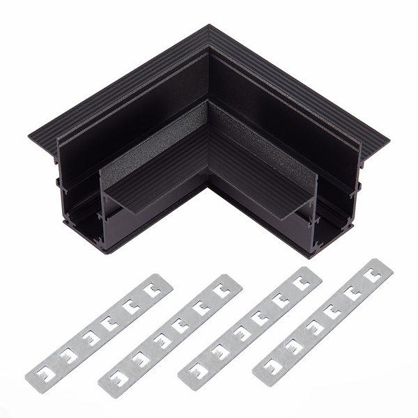 Угол-соединитель для встраиваемого магнитного шинопровода под ГКЛ 12мм ST Luce Skyline 48 ST007.429.12-44589