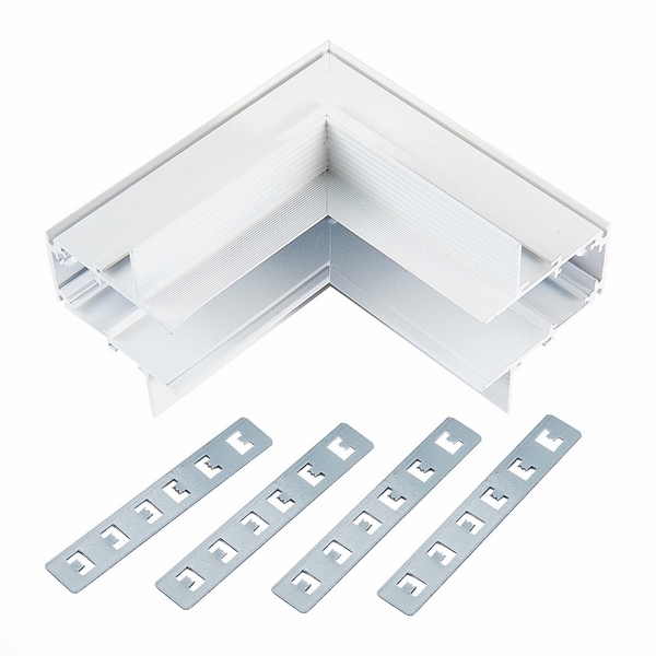 Внутренний угол-соединитель для встраиваемого магнитного шинопровода под ГКЛ 12мм ST Luce Skyline 48 ST007.549.12-20619