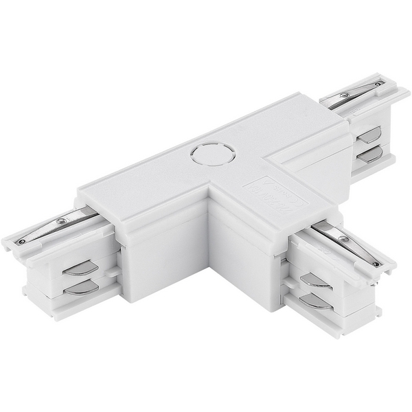 Т-образный токоподвод левый 2 для трехфазного шинопровода ST Luce ST030.509.16L2-49253 Белый