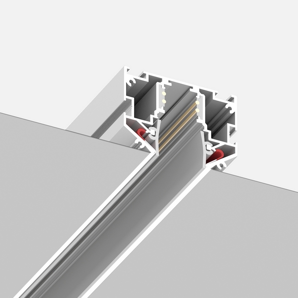 Шинопровод встраиваемый магнитный ST Luce Skyline 48V ST039.529.00-54684 под натяжной потолок Белый (2 метра)
