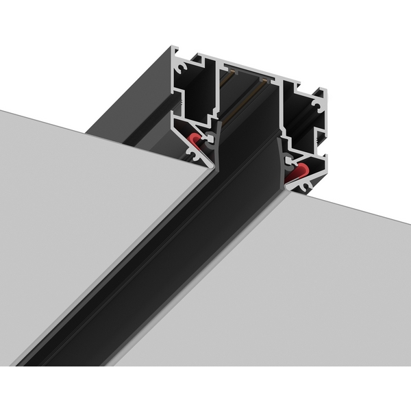 Шинопровод однофазный ST Luce Skyline 220 ST040.429.00-54684 под натяжной потолок Черный (2 метра)