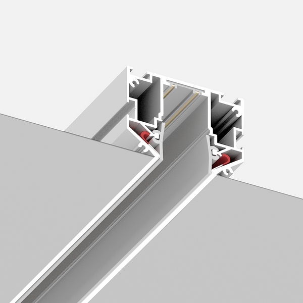 Шинопровод однофазный ST Luce Skyline 220 ST040.529.00-26637 под натяжной потолок Белый (2 метра)