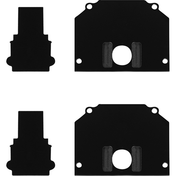 Торцевая заглушка ST Luce Skyline 220 ST046.489.02-42411 (внешняя и внутрення) Черный