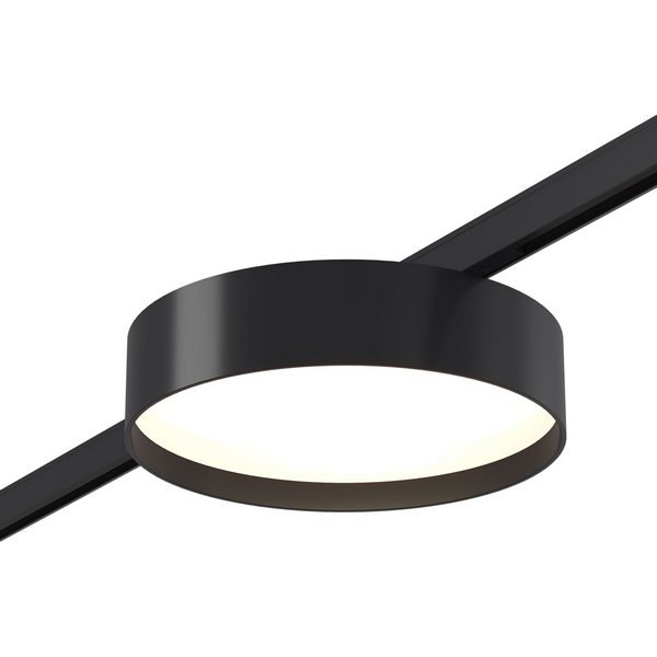 Магнитный трековый светильник ST Luce Super5 ST670.446.12-07249 черный LED 1*12W 24V