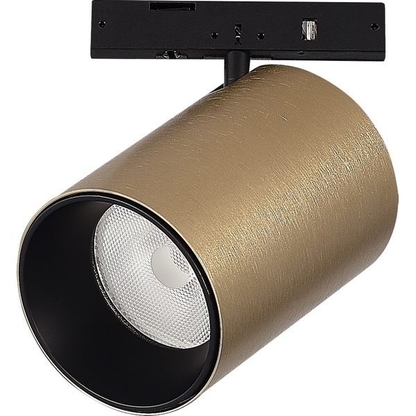 Магнитный трековый светильник ST Luce Super5 ST671.336.09-07249 Латунь LED 1*9W 24V