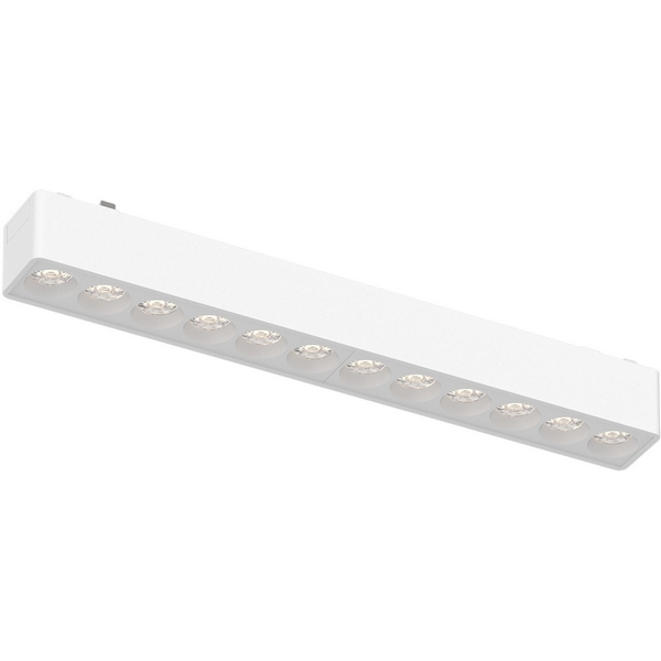 Магнитный трековый светильник ST Luce Skyflat белый LED 1*12W 48V