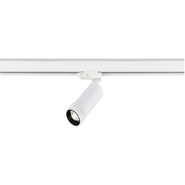 Трековый светильник трехфазный ST Luce Zoom ST691.536.10-48422 белый LED 1*10W 3000K 900Lm 220V