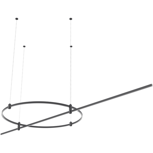 Готовая конструкция подвесная для модульных магнитных светильников Farm без светильников, без блока питания ST Luce Farm ST8058.412.28-54684 (2 метра)
