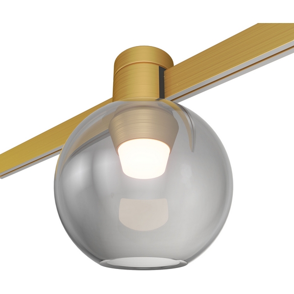 Магнитный трековый светильник 24V ST Luce Farm ST819.206.03-76921 Золотистый LED 1*3W