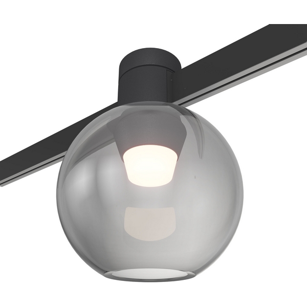 Магнитный трековый светильник 24V ST Luce Farm ST819.406.03-76921 черный LED 1*3W