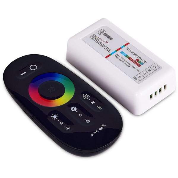 Контроллер 2,4 G для светодиодной ленты RGBW, 4-канальный DC12-24V; 24А ST Luce ST9002.500.00RGBW-48760