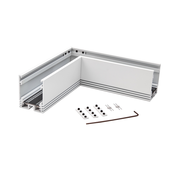 Соединитель угловой для низковольтного шинопровода SWG SY SY-601901-CN-WH-91822